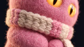 Sofie’s knitted scarf