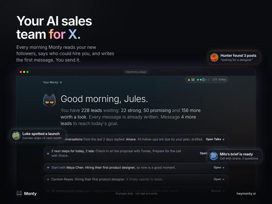 Feature post: Your AI sales team for X